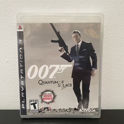 007 Quantum of Solace PS3 Like New CIB James Bond PlayStation 3 Video Game