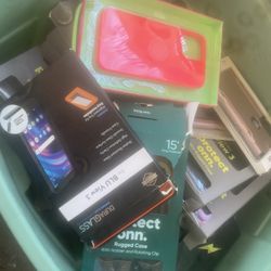 Full Bin Of Phone Cases 