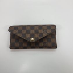 Louis Vuitton Damier Ebene Canvas Wallet 