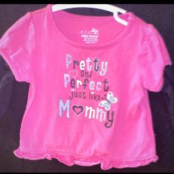Baby & Toddler Girls Size 12 Month “Like Mommy” Long Sleeve Tee