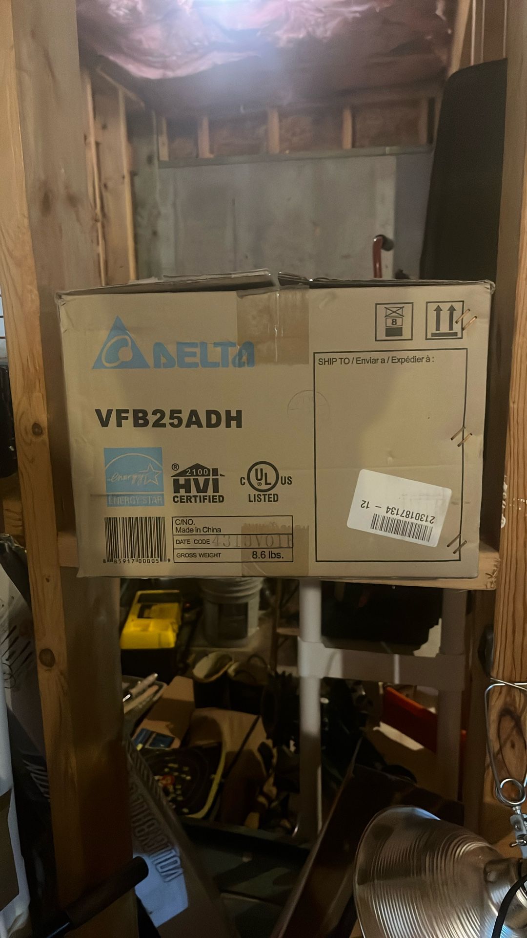 Automatic Bathroom Exhaust Fan