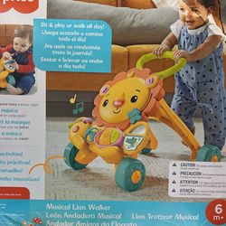 Fisher Price Musical Lion Walker