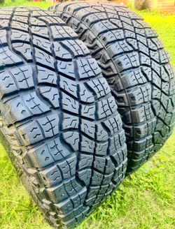 (2) Lt 275-65-18 Goodyear Wranglers tires