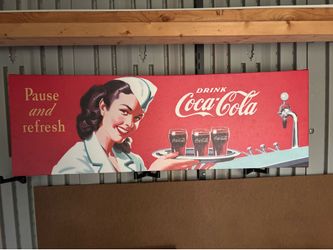 Vintage Coca-Cola canvas