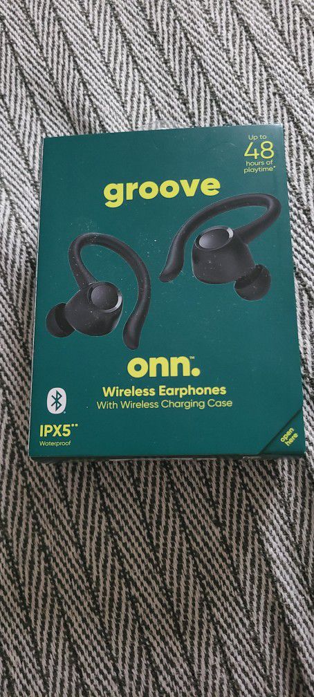 Grove Onn. Wireless Earphones With Wireless Charging Case IPX5 Waterproof 