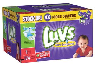 Luvs size 1 new box 174 count