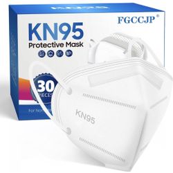 KN95 Face Mask 30pcs Disposable Face Masks 