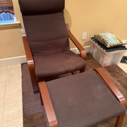Chair and Footrest