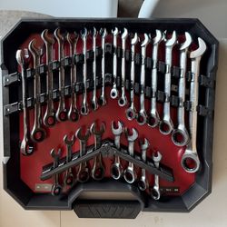 Husky Ratcheting Wrench Set – Metric & SAE