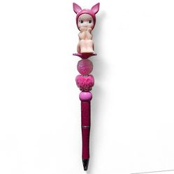 Sonny Angel Ballpoint Twist Pen Beaded Pink