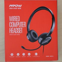 MPOW PA071A USB headset with microphone, noise reduction