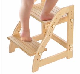 Wooden Step Stool for Kids