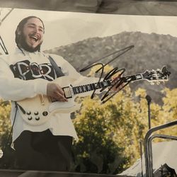 Post Malone- Certificate Of  Authenticity 