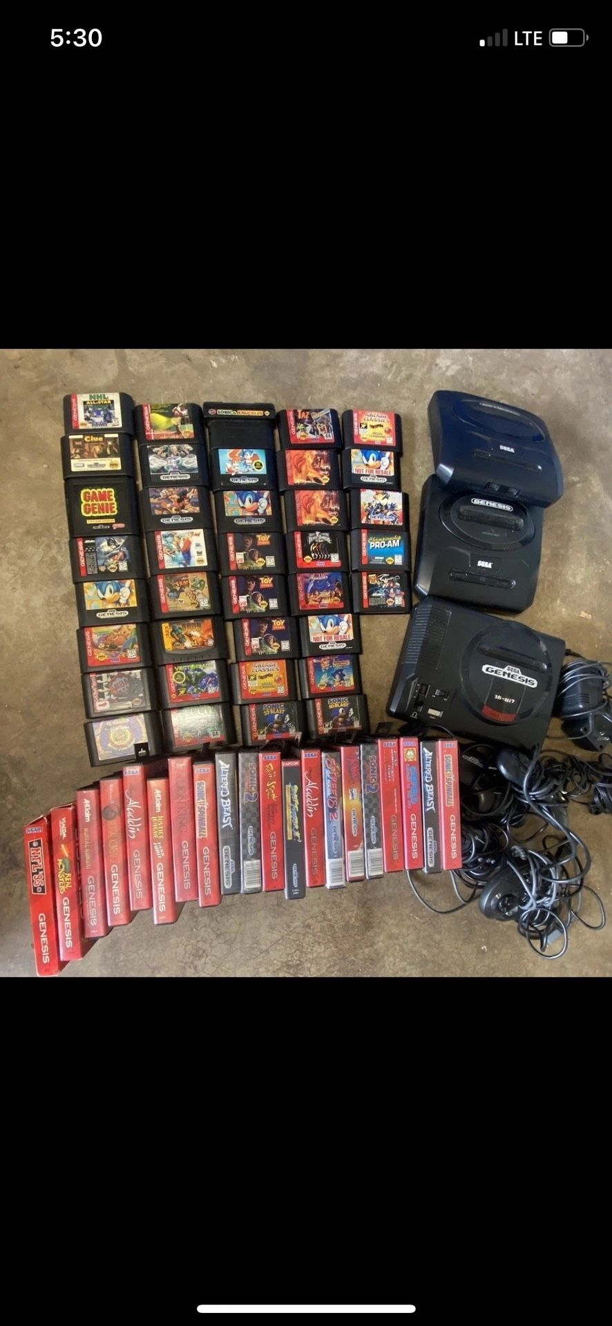 Huge Sega Lot All Tested. Read Below For Details 