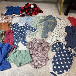 Baby Clothes 0-3 And 3 Month Has Been Adding As I Found