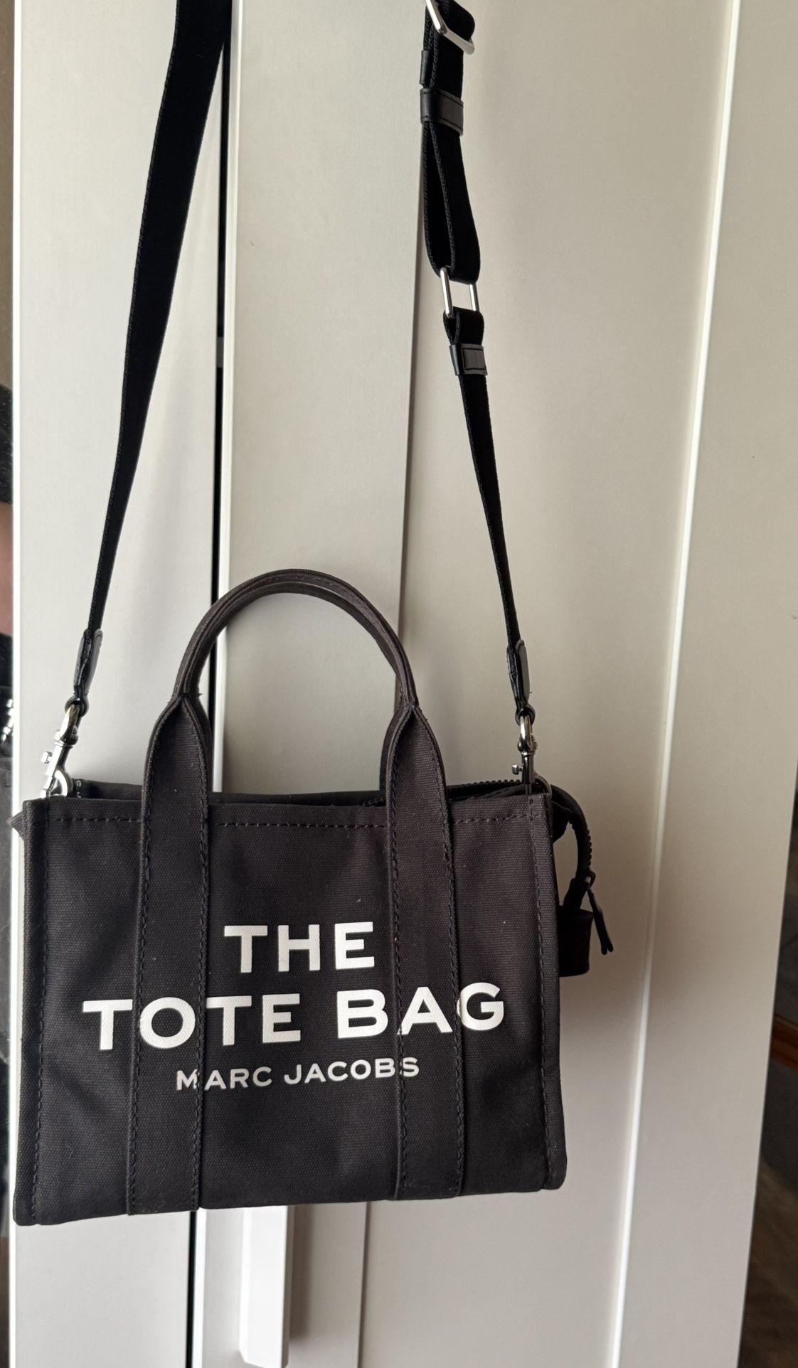 Black Marc Jacobs Canvas Tote Bag