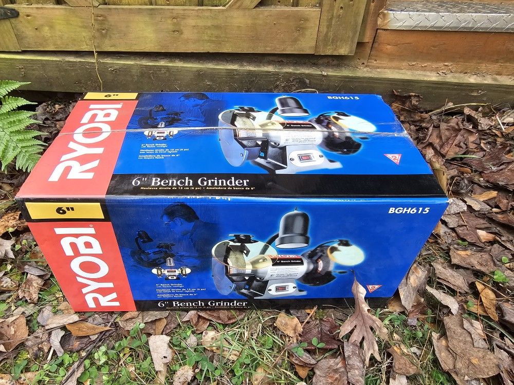 Brand New Ryobi 6" Bench Grinder
