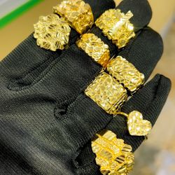 Gold Nugget Rings Starting @ $199