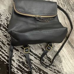M&S. Leather Backpack 