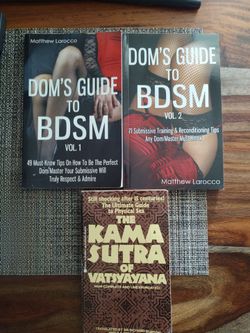 Kama Sutra and BDSM paperbacks