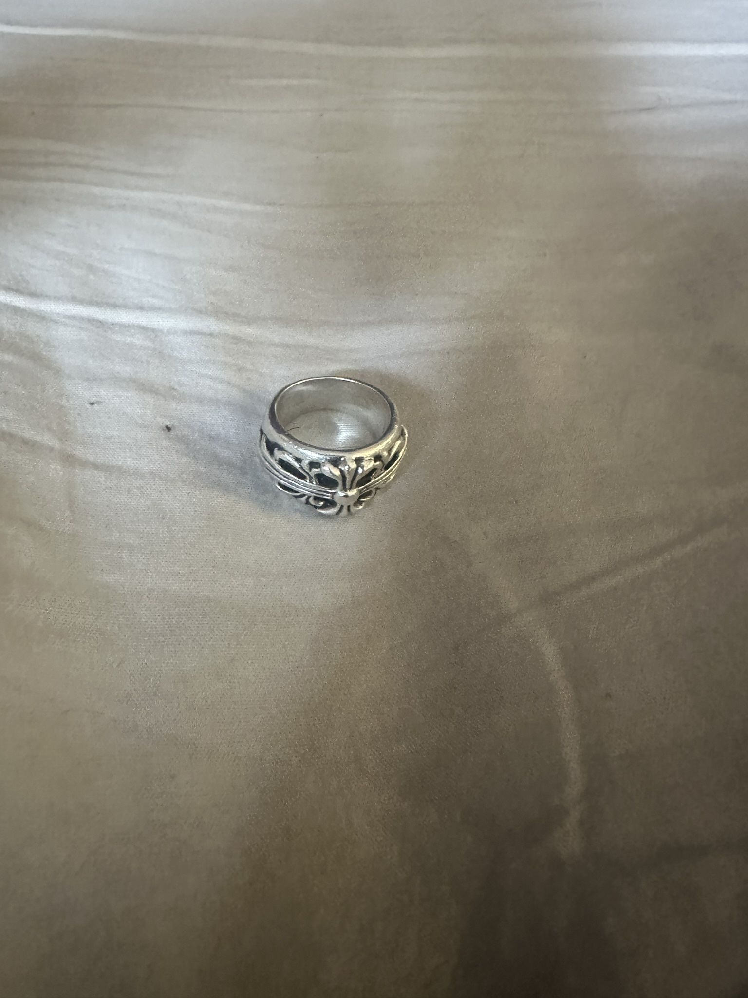 Chrome Hearts Floral Cross Ring