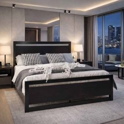 Queen bed Platform Bed Frame