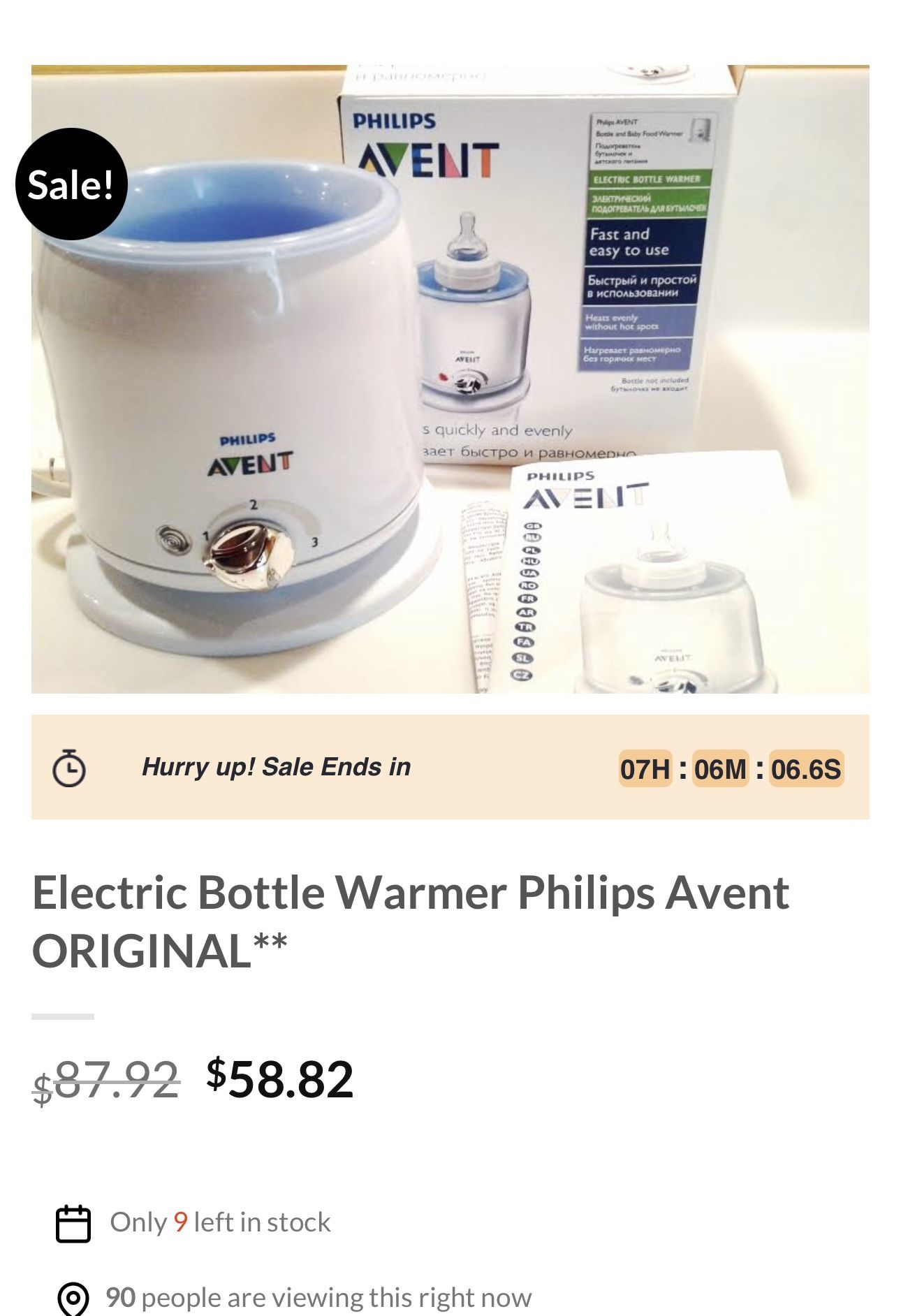 Bottle Warmer