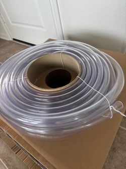 NEW Everbilt Clear & Reinforced Vinyl Tubing – 11 Rolls ( 387 ft total)– Contractor Lot