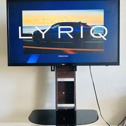 43” LG SMART TV WITH WOODEN STAND