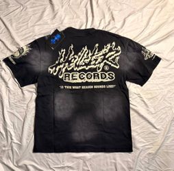 B&W Hellstar records tee
