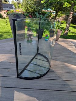 Half round 37 gallon aquarium