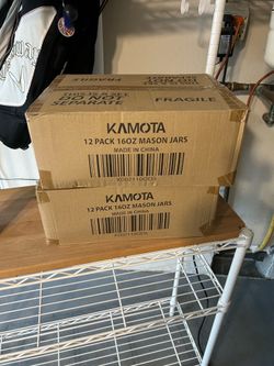 16oz Mason Jars - 2 boxes unopened (12pc each)