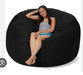 Massive Black Bean Bag Chair