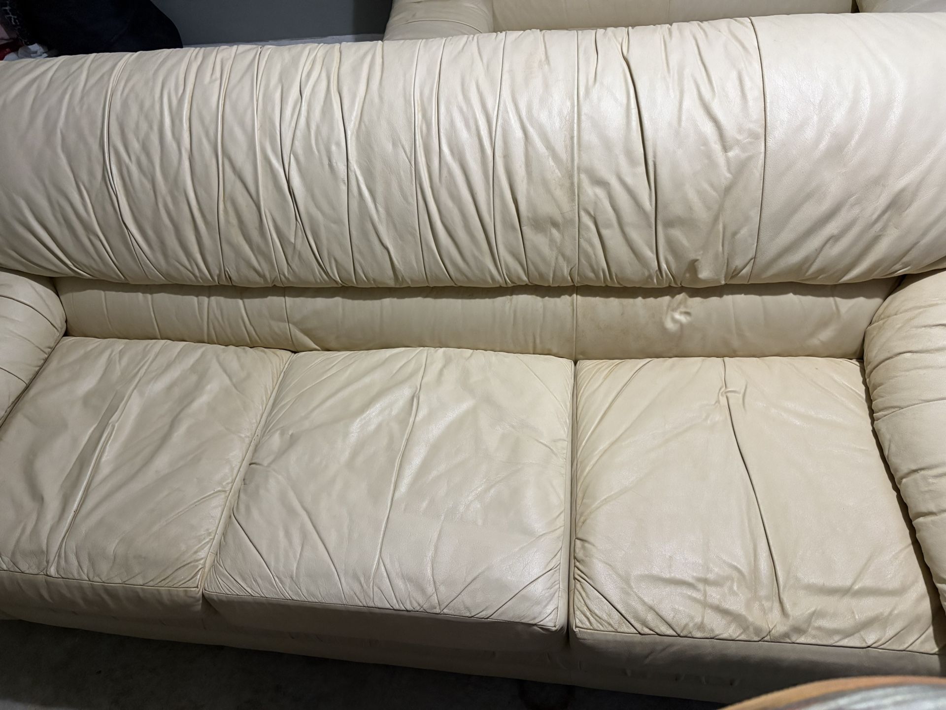 Genuine Leather Sofa Set