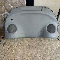 OEM Maserati M128 Coupe, Rear Parcel Shelf, Black (contact info removed)00 W/ Dual Speakers Clean