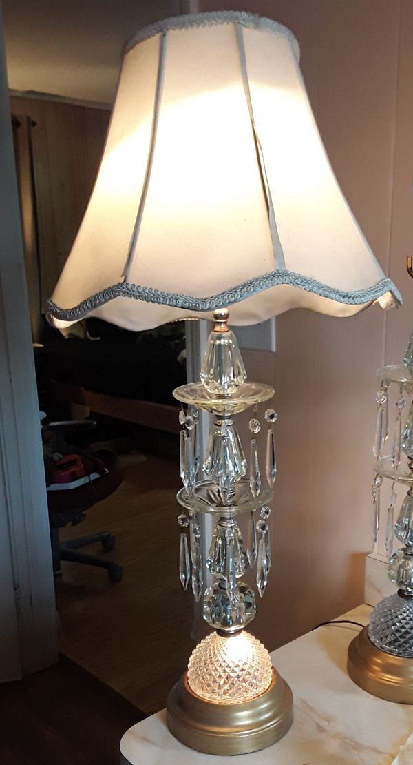Antique Crystal Lamps For In Conroe Tx Offerup