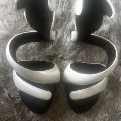 Ocandy Twist High Shoes snake heels bottomless sandals 