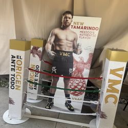 Collectible Canelo Alverez  VMC Display- Ring And  Cutout
