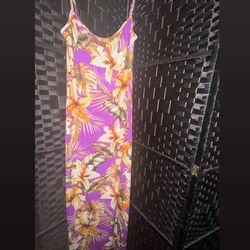 Brand New Size (Large) Purple Long Sun Dress
