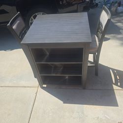 Small table two chairs, kitchen or dining room table