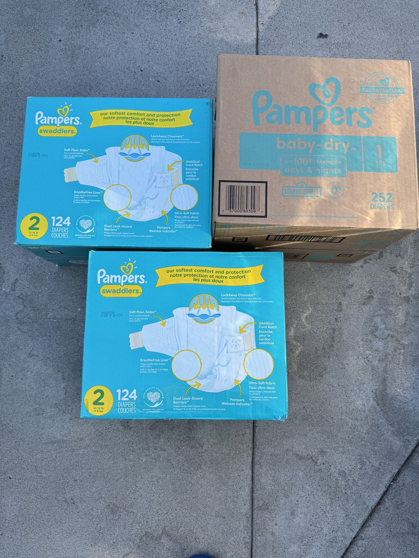 Pampers Swaddlers & Baby Dry