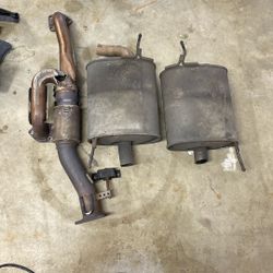 2006 Acura TL rear mufflers and j pipe