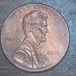 2006 No Mint Double Dye Error Penny