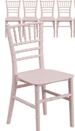  Chiavari Chairs 10 Kids Wooden Pink 