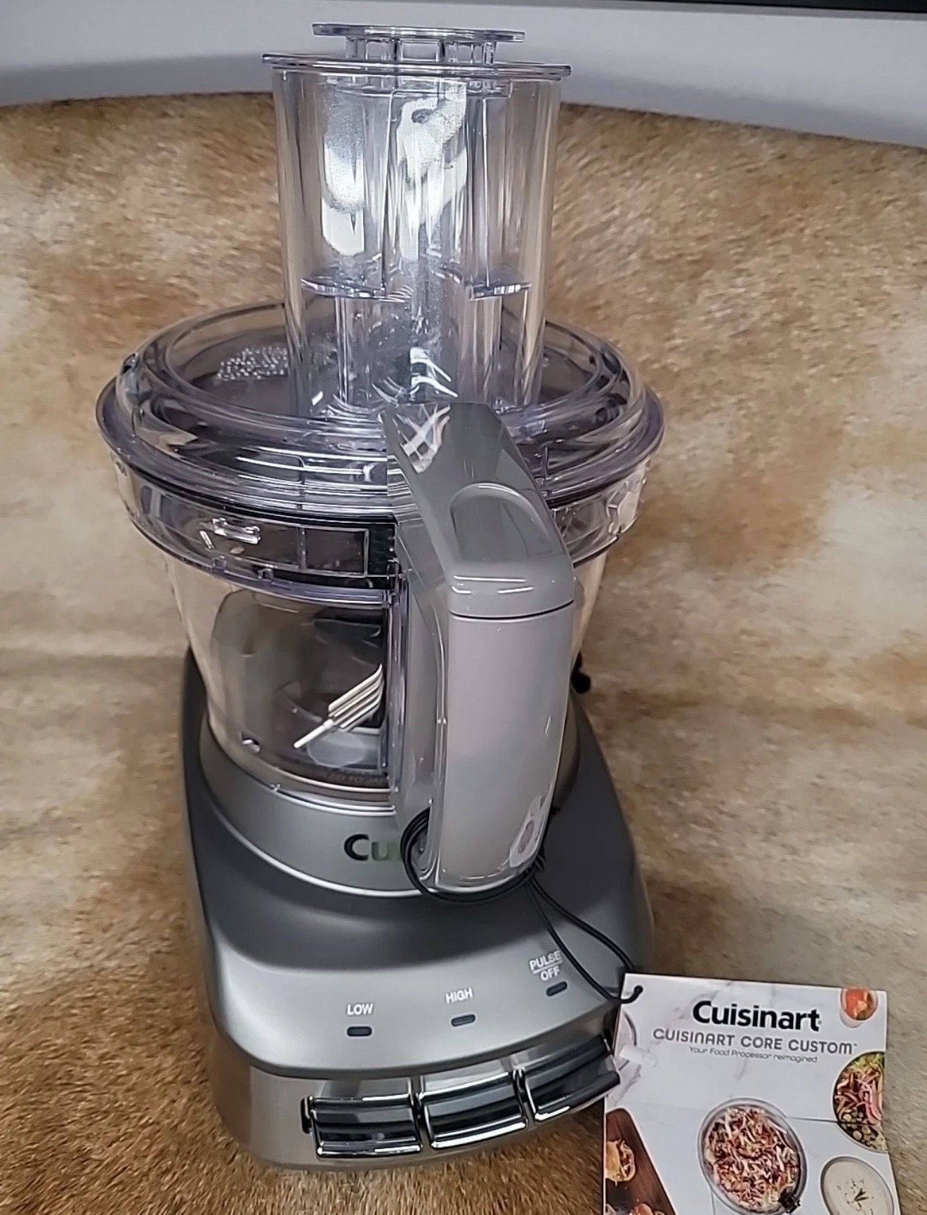 Cuisinart Core Custom 10-Cup Food Processor FP-110 Silver 500W Complete NEW