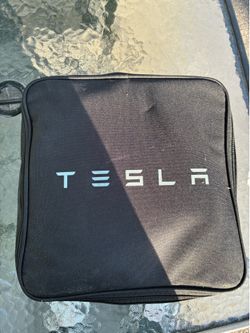 Tesla Portable charger.