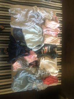 Lot of Baby girls clothing sizes vary