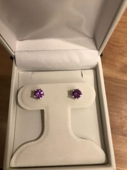 Alexandrite earrings