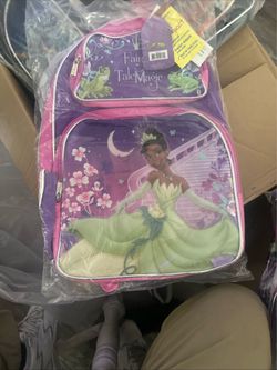 Princess  and the Frog Large Backpack 16”