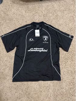 Balenciaga x Lamborghini Black Racing Jersey T-Shirt Size M| New w/ Tags | Oversized